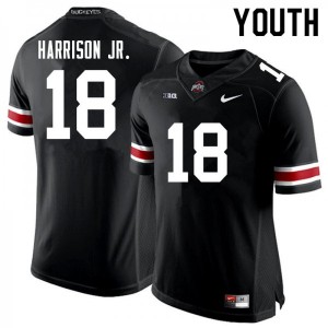 Youth Buckeyes #18 Marvin Harrison Jr. Black Alumni Jersey 215854-012