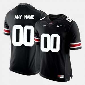 Men Ohio State #00 Black College Limited Football Customized Jersey 919387-340