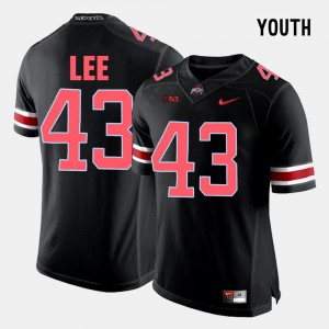 Youth(Kids) Ohio State #43 Darron Lee Black College Football Jersey 649517-531