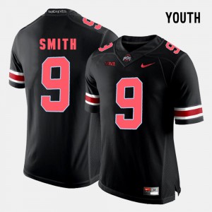For Kids Buckeyes #9 Devin Smith Black College Football Jersey 833373-627