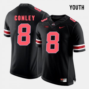 Youth(Kids) Ohio State Buckeye #8 Gareon Conley Black College Football Jersey 435300-735