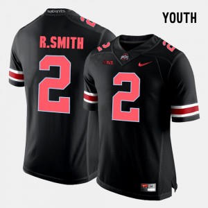For Kids Buckeyes #2 Rod Smith Black College Football Jersey 455735-686