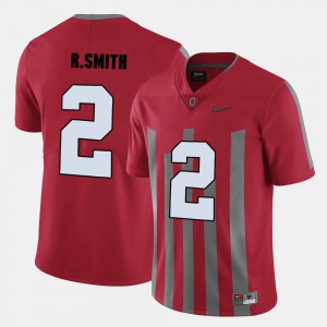 For Men's Ohio State #2 Rod Smith Red College Football Jersey 894802-954
