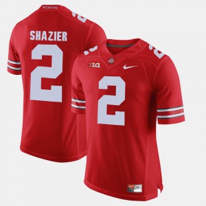 For Men Ohio State #2 Ryan Shazier Scarlet Alumni Football Game Jersey 711365-151